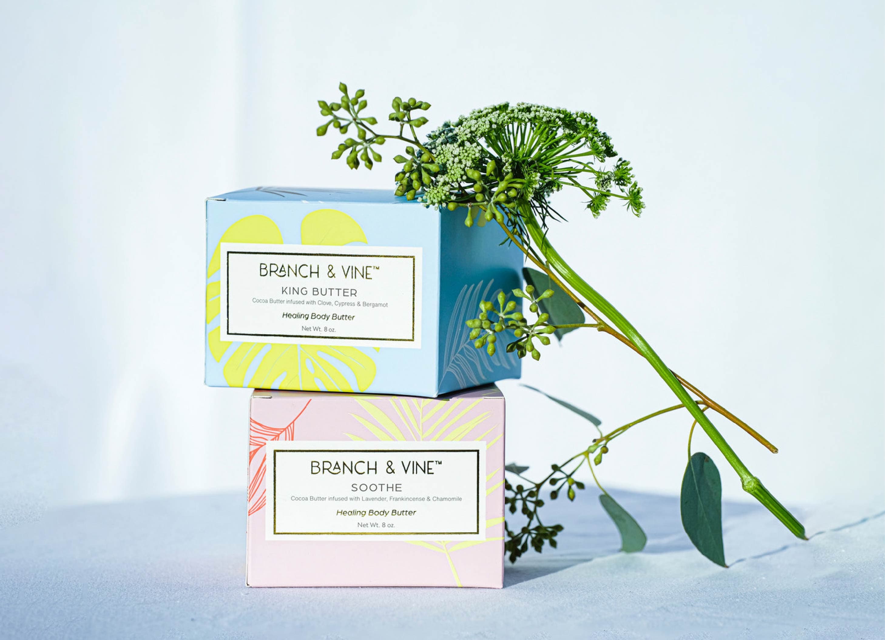 Branch & Vine packaging