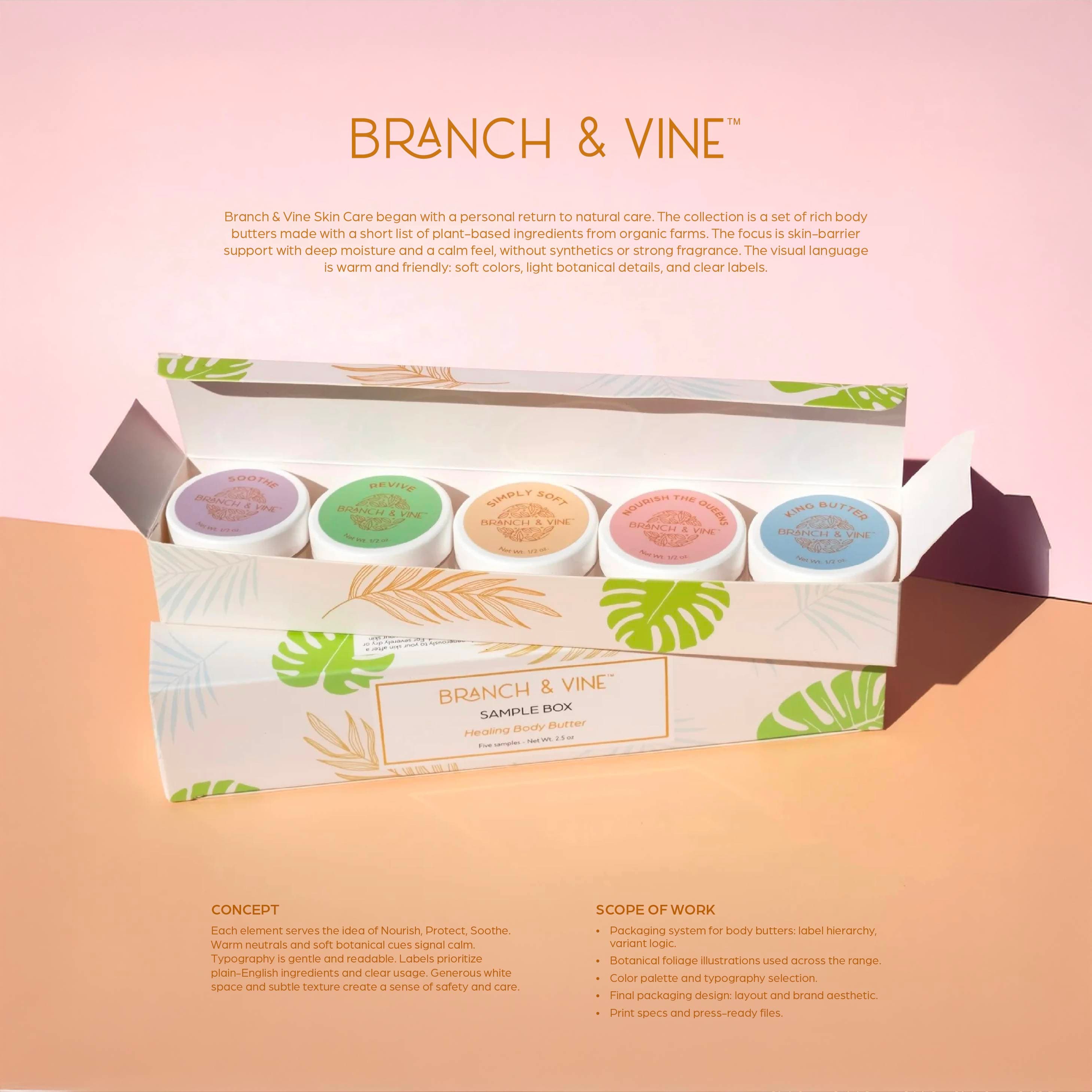 Branch & Vine sample box