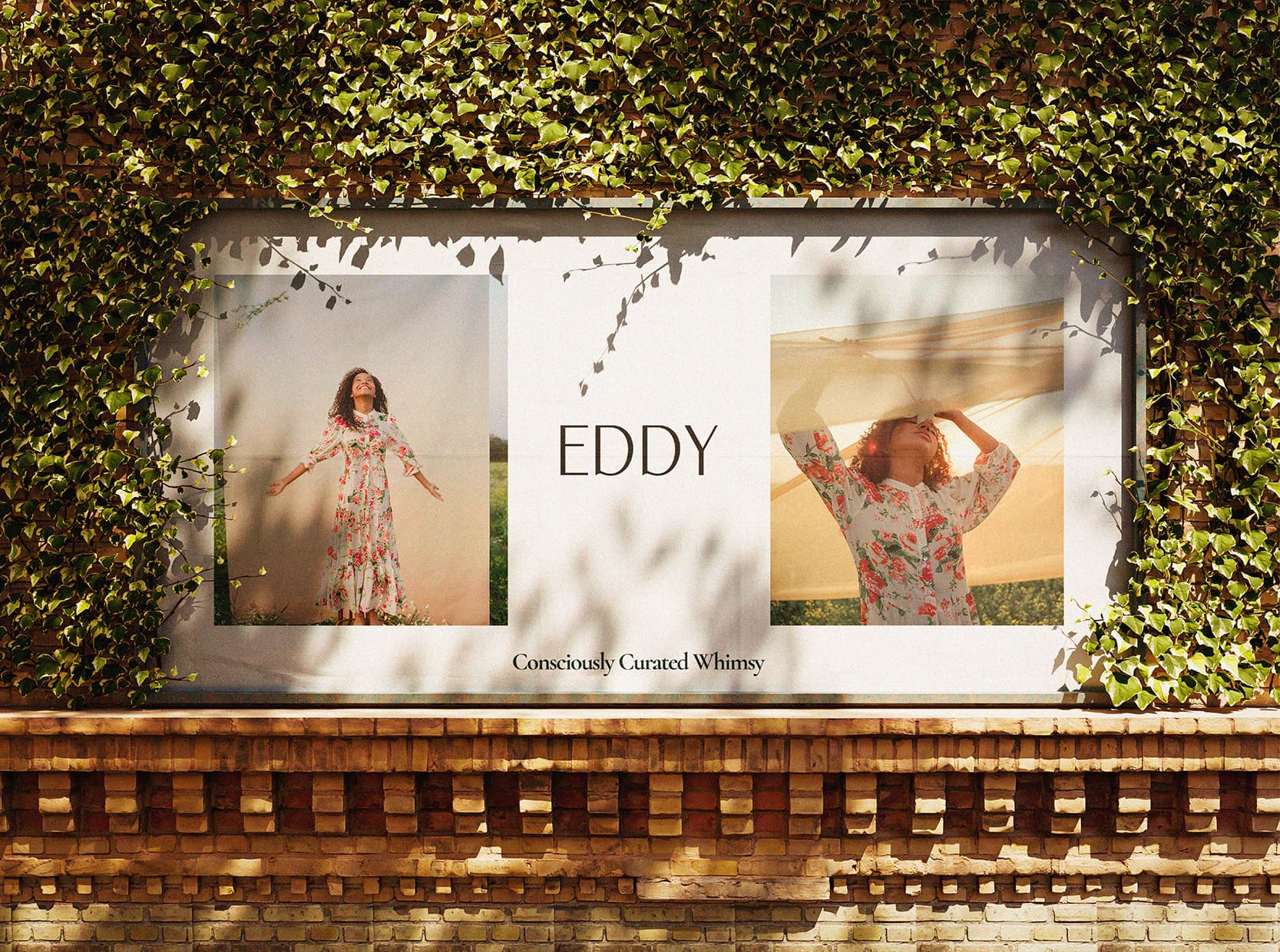 Eddy signage and logo
