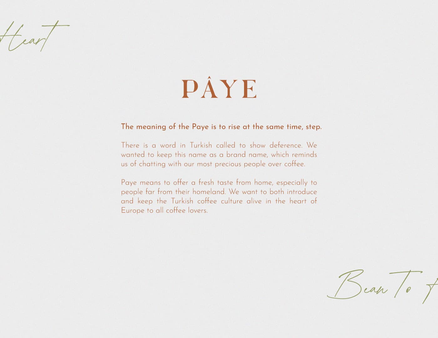 Pâye brand story